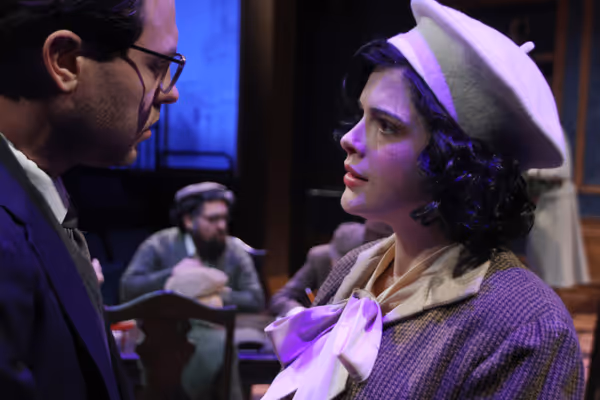 Ian Lewis as Percy and Clara Marsh as Nellie Photo