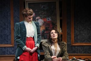 L-R Meg Rodgers as Gretl and Nadia Diamond as Hannah Photo