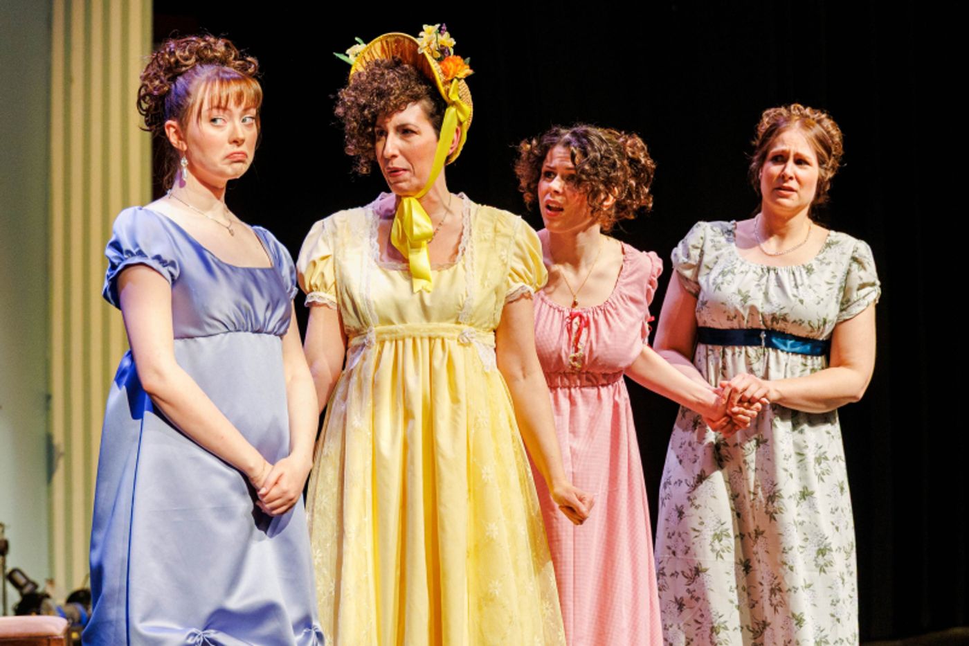 Lindsey Keene (Emma) Kaye Callard (Mrs Robert) Olivia Lee Brown (Margaret) Mylene Freeman (Elizabeth). Photo by Alex Henkelman.