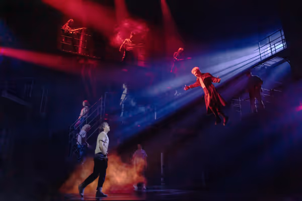 LJ Benet and Ali Louis Bourzgui and the Company Photo