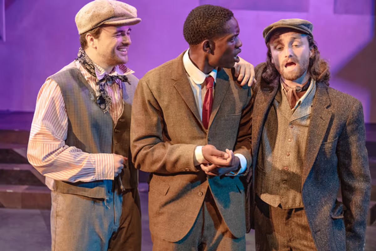 Matthew Goodrich, Oqalile Tshetshe and Elliott Moore at 