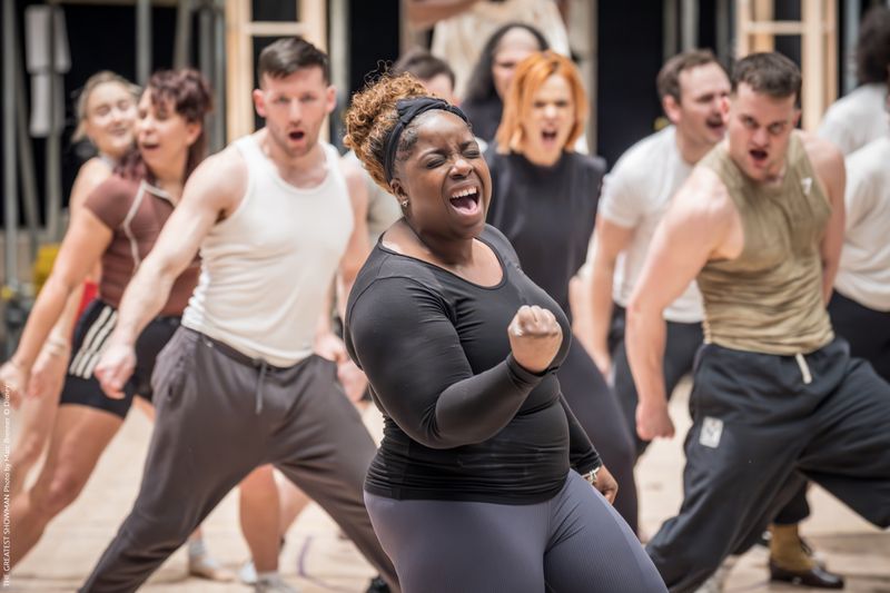 Photos: Oliver Tompsett, Samantha Barks, and More in Rehearsal For THE GREATEST SHOWMAN — photo 5 of 12
