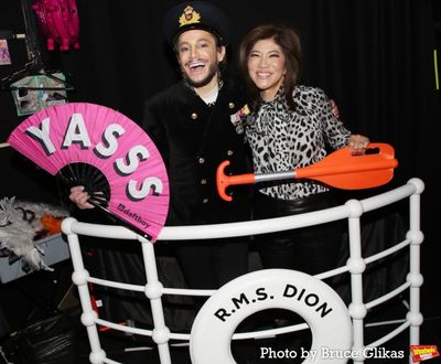 Frankie Grande and Julie Chen Moonves  Photo