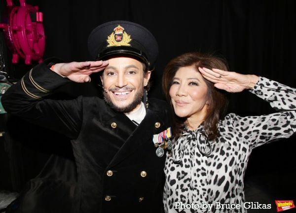 Frankie Grande and Julie Chen Moonves Photo