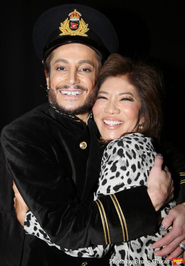 Frankie Grande and Julie Chen Moonves Photo
