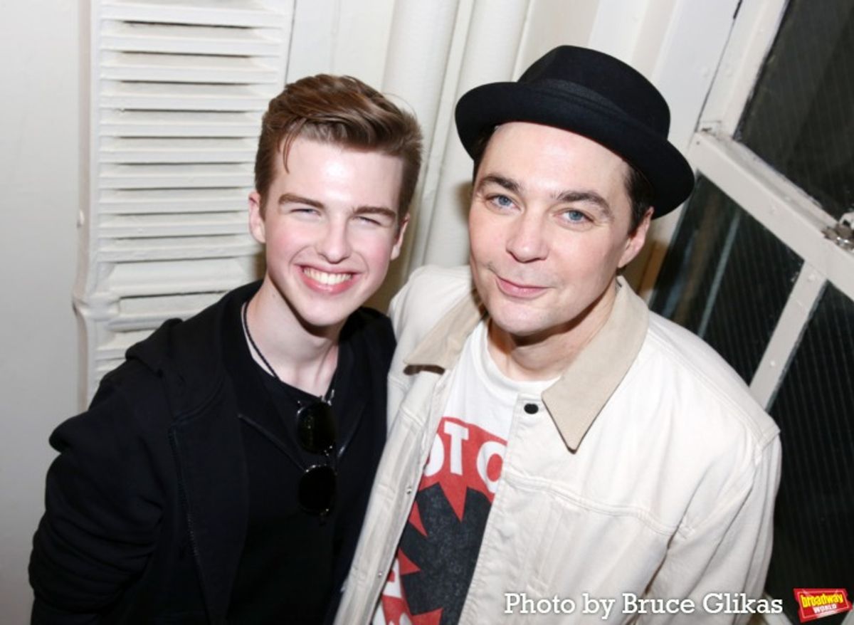 Iain Armitage and Jim Parsons at 