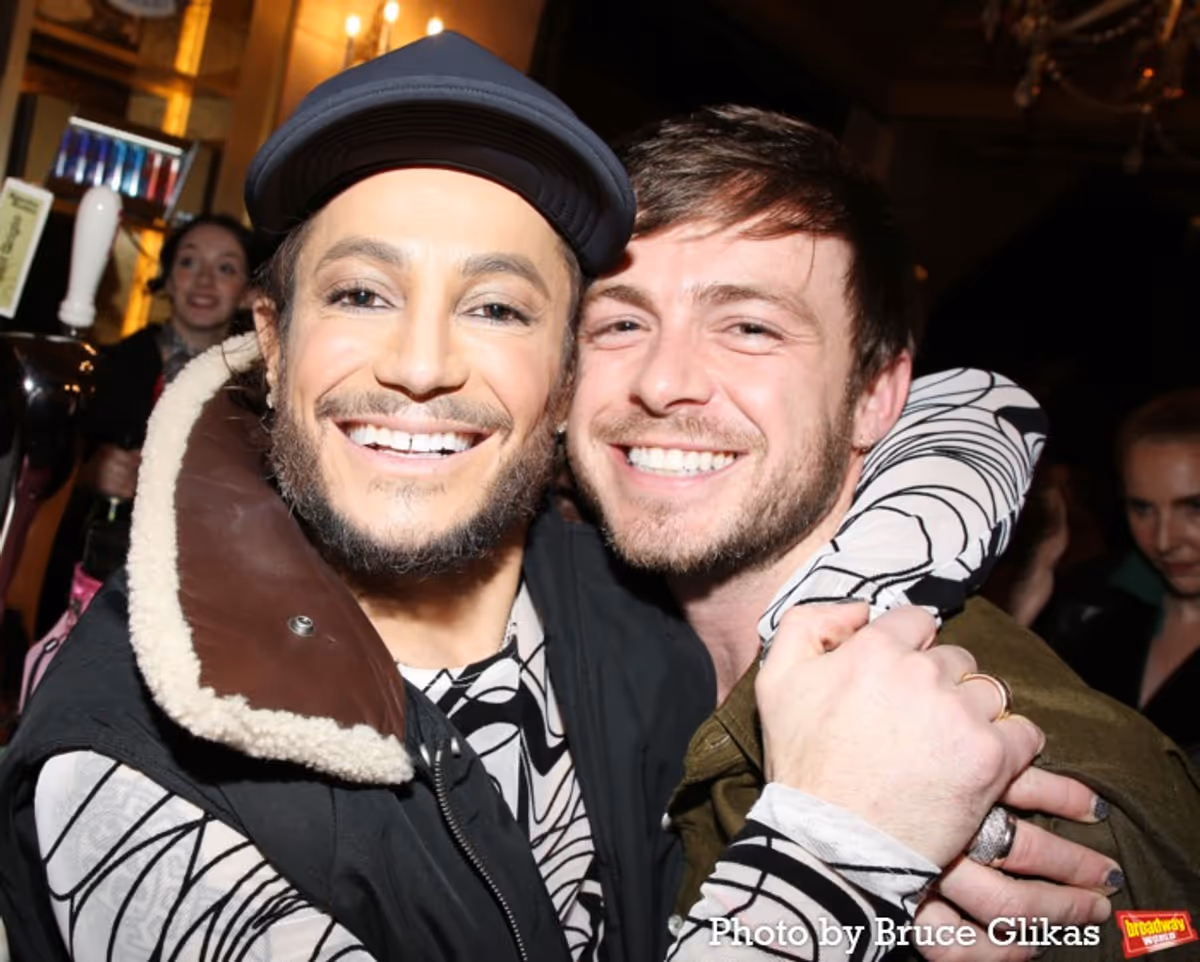 Frankie Grande and Doug Middlebrook at Photos: Julie Chen, Marissa Jaret Winokur & Iain Armitage Visit TITANIQUE