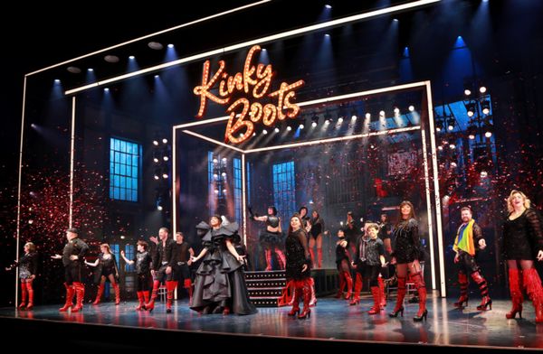 Cast members including Matt Cardle, Johannes Radebe and Courtney Bowman Photo