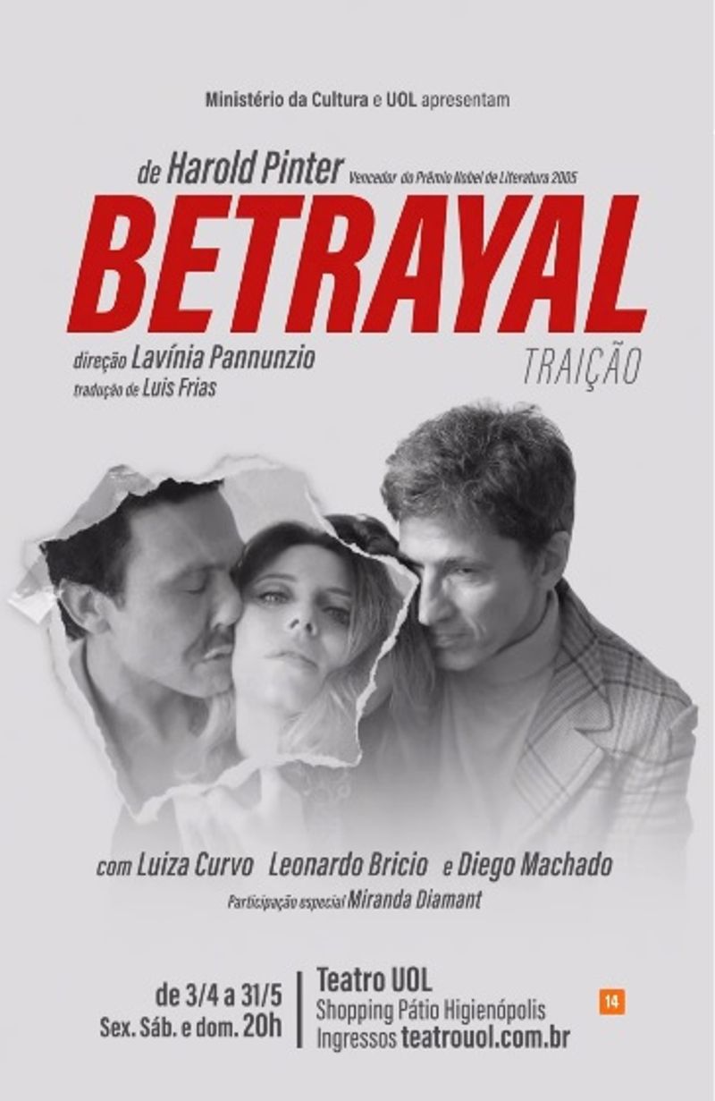 A Love Triangle Unfolds Backward in Pinter’s Masterpiece BETRAYAL Image