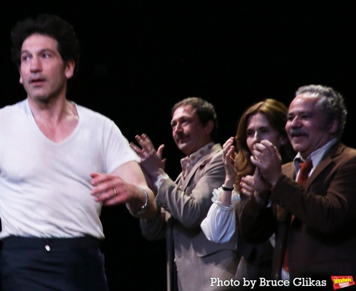 Jon Bernthal, Ebon Moss-Bachrach, Jessica Hecht and John Ortiz at 