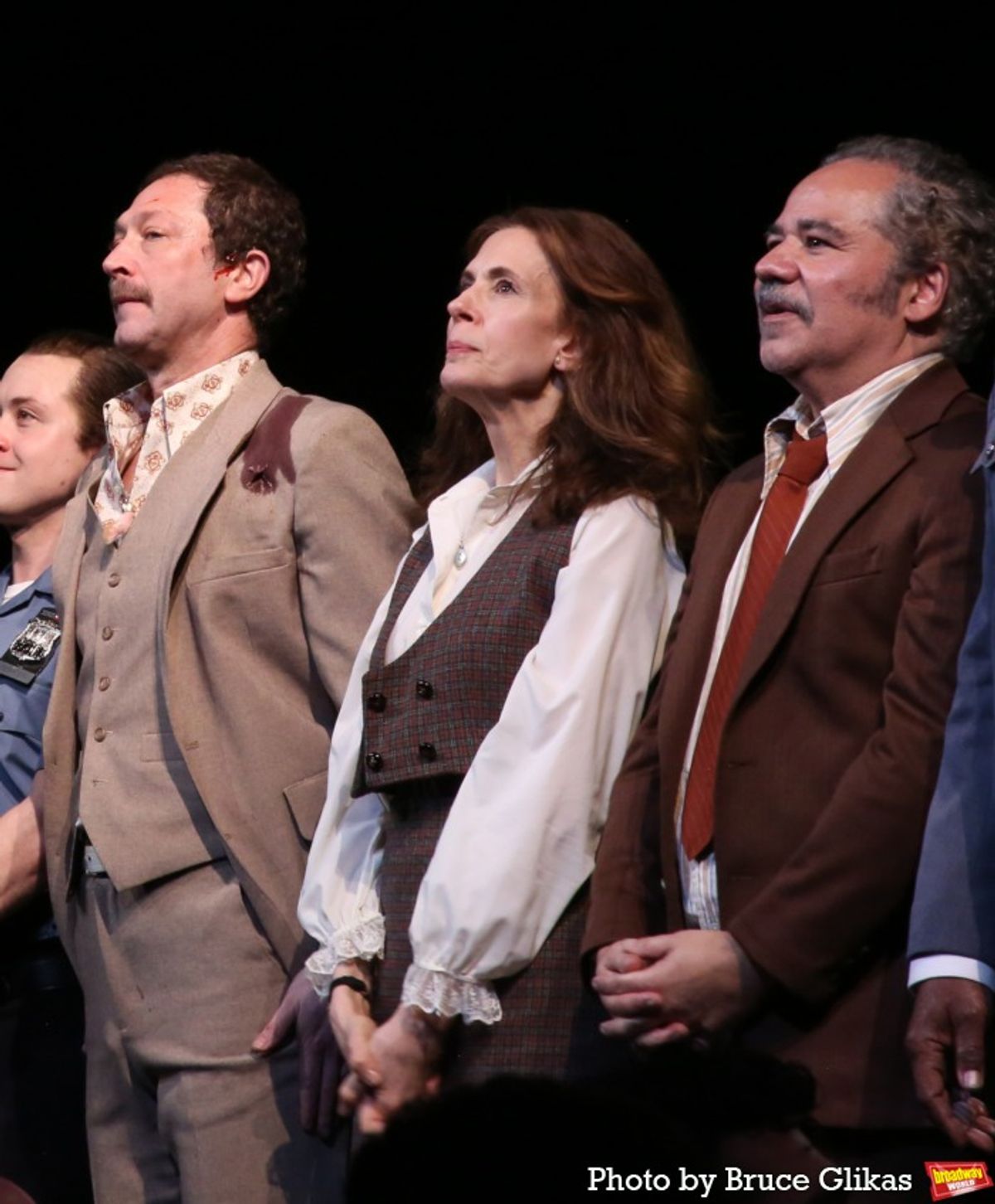 Ebon Moss-Bachrach, Jessica Hecht and John Ortiz at 