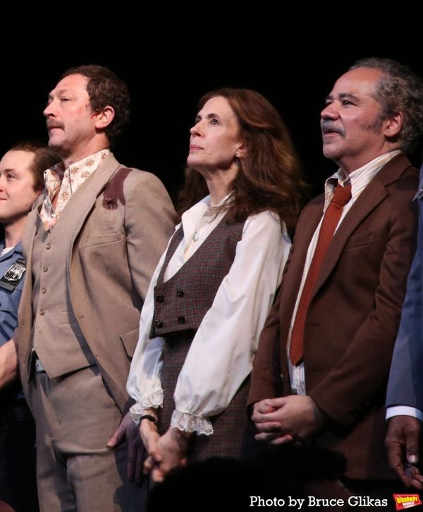 Ebon Moss-Bachrach, Jessica Hecht and John Ortiz Photo