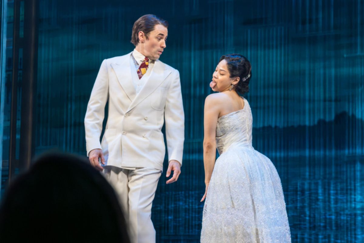 Reeve Carney & Eva Noblezada at 