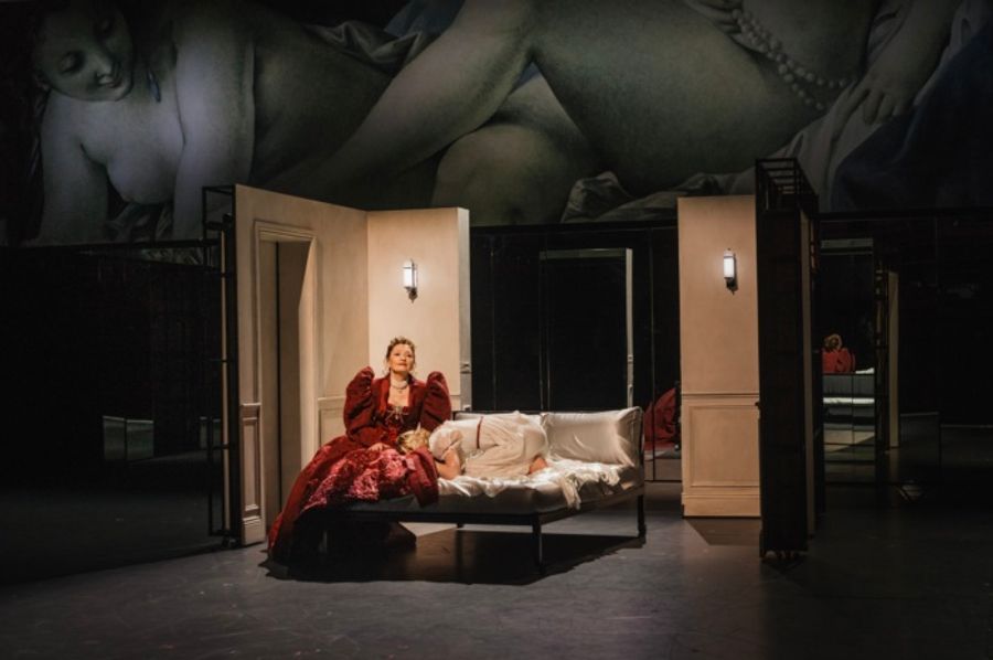 Photos: Monica Barbaro, Lesley Manville and Aidan Turner in LES LIAISONS DANGEREUSES Image