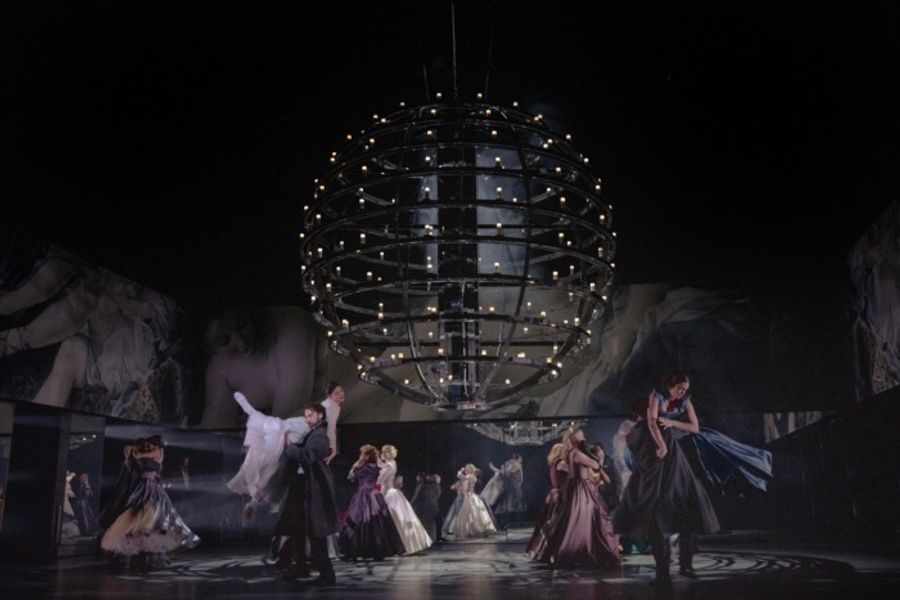 Photos: Monica Barbaro, Lesley Manville and Aidan Turner in LES LIAISONS DANGEREUSES Image