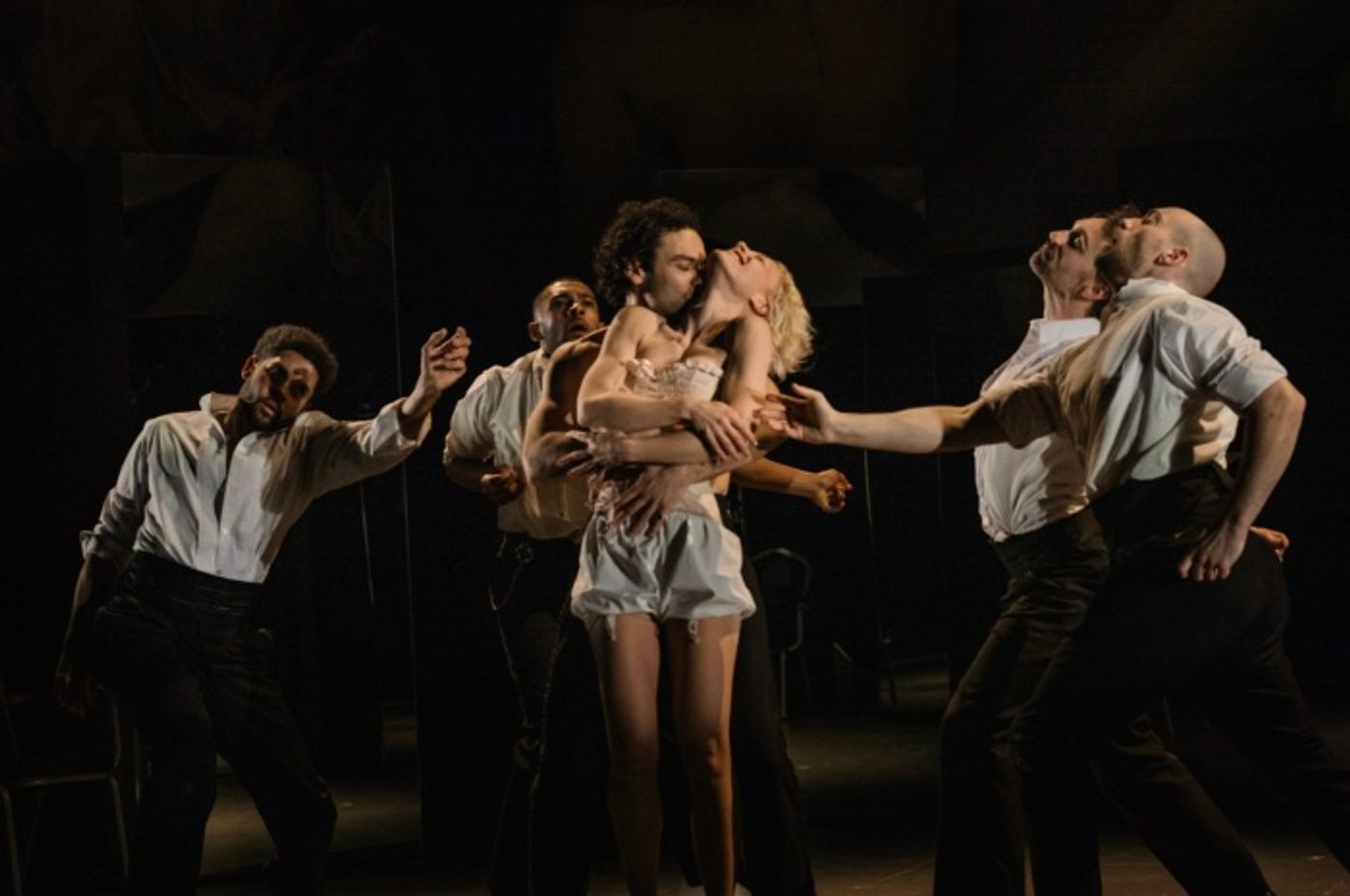 Photos: Monica Barbaro, Lesley Manville and Aidan Turner in LES LIAISONS DANGEREUSES Photos: Monica Barbaro, Lesley Manville and Aidan Turner in LES LIAISONS DANGEREUSES Image