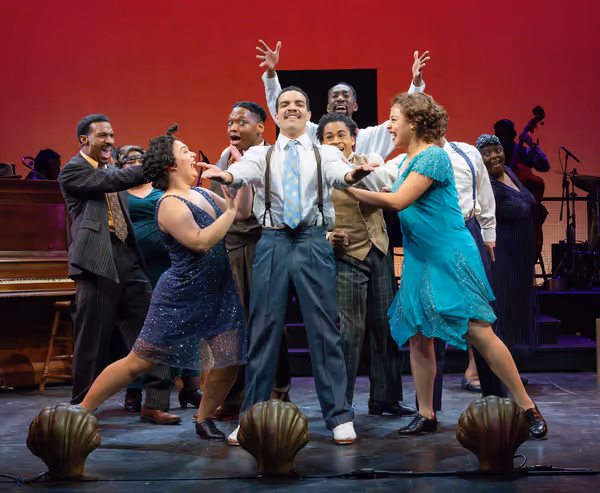Stanley Martin & the cast of Jelly's Last Jam Photo