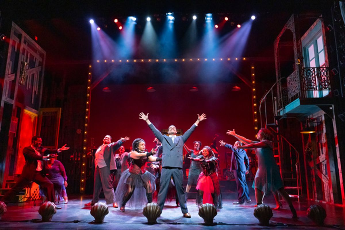 Stanley Martin & the cast of Jelly's Last Jam at 