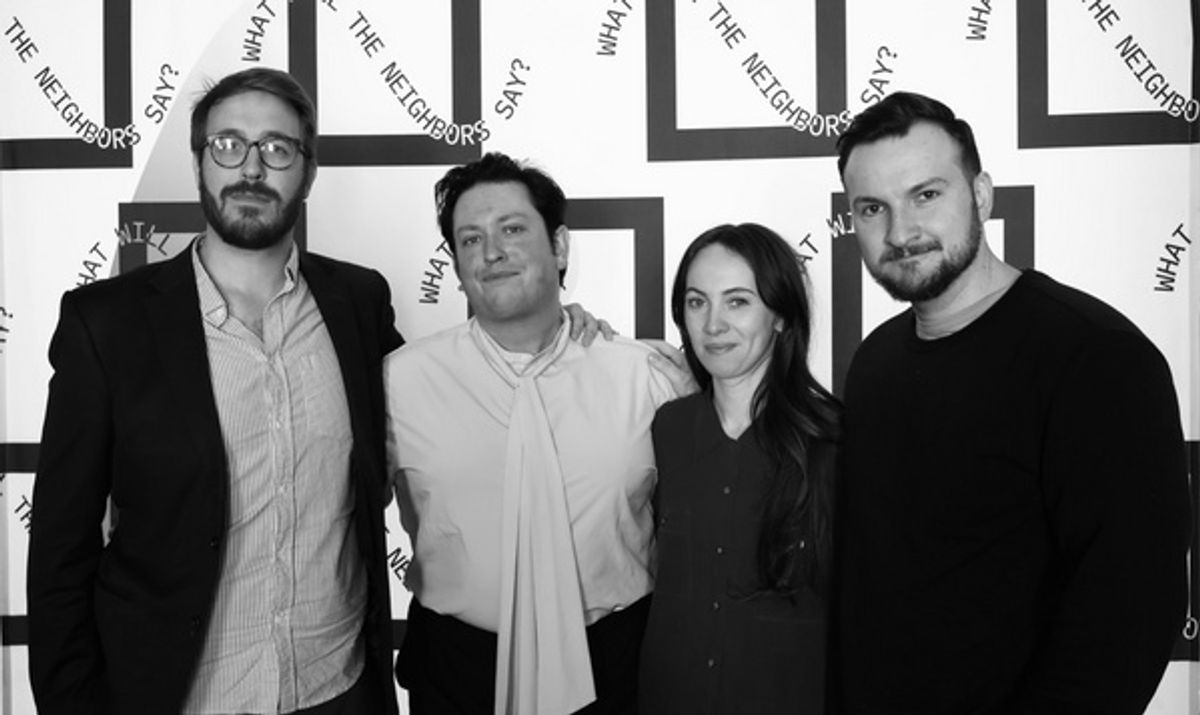 Sam Hood Adrain, James Clements, Baize Buzan and Danilo Gambini  at 