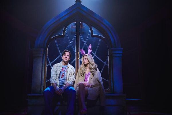 George Crawford as Emmett & Amber Davies as Elle Woods Photo