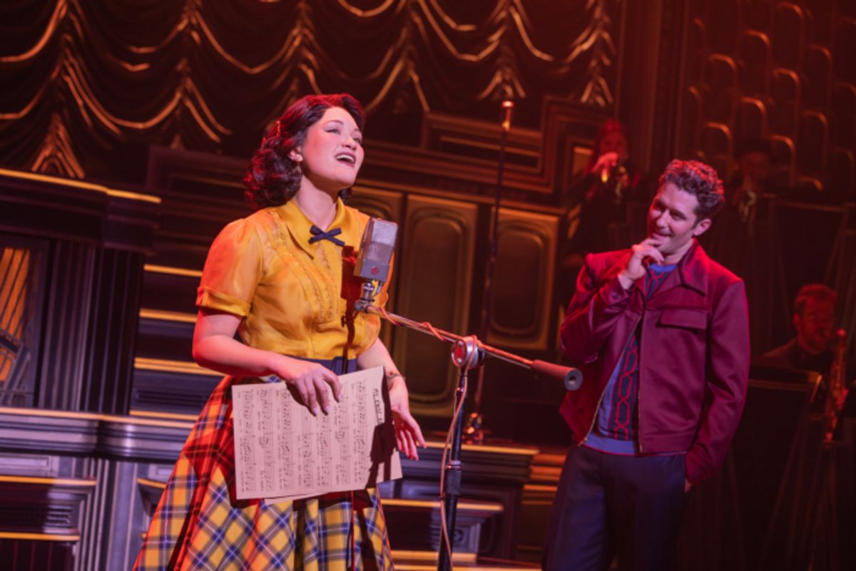 Isa Briones and Matthew Morrison at 