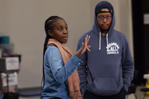 Awoye Timpo and Namir Smallwood  Photo