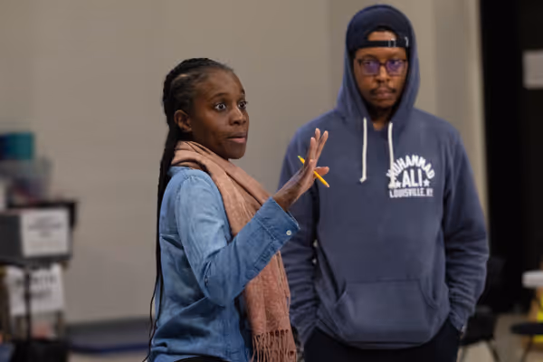 Awoye Timpo and Namir Smallwood  Photo