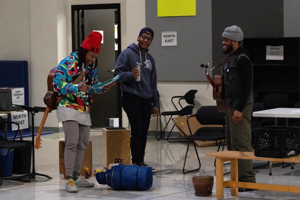 Esco Jouléy with Namir Smallwood and Jon Michael Hill  Photo