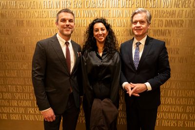 Christopher Nave, Diya Vij, Brad Hoylman-Sigal Photo
