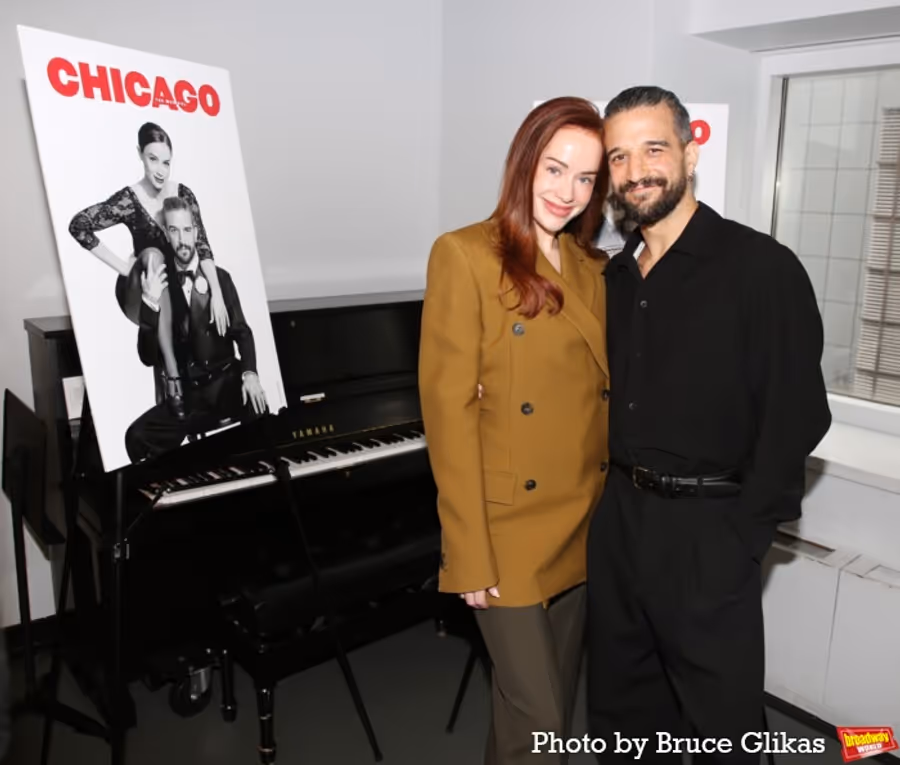 Photos: Mark Ballas and Whitney Leavitt Meet the Press Ahead of Run in CHICAGO Image