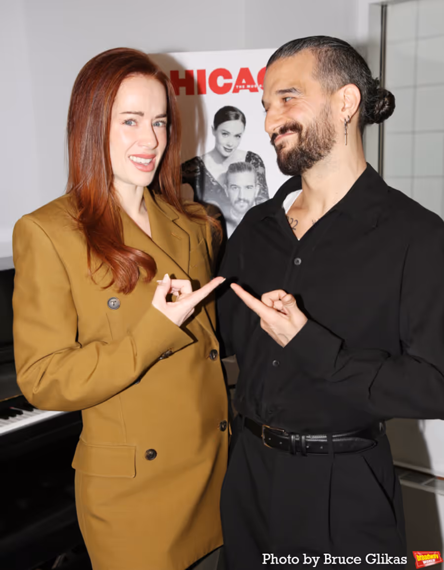 Photos: Mark Ballas and Whitney Leavitt Meet the Press Ahead of Run in CHICAGO Image