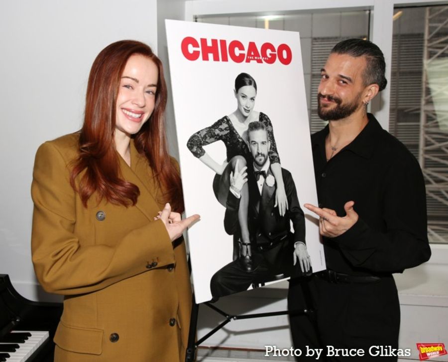 Photos: Mark Ballas and Whitney Leavitt Meet the Press Ahead of Run in CHICAGO Image