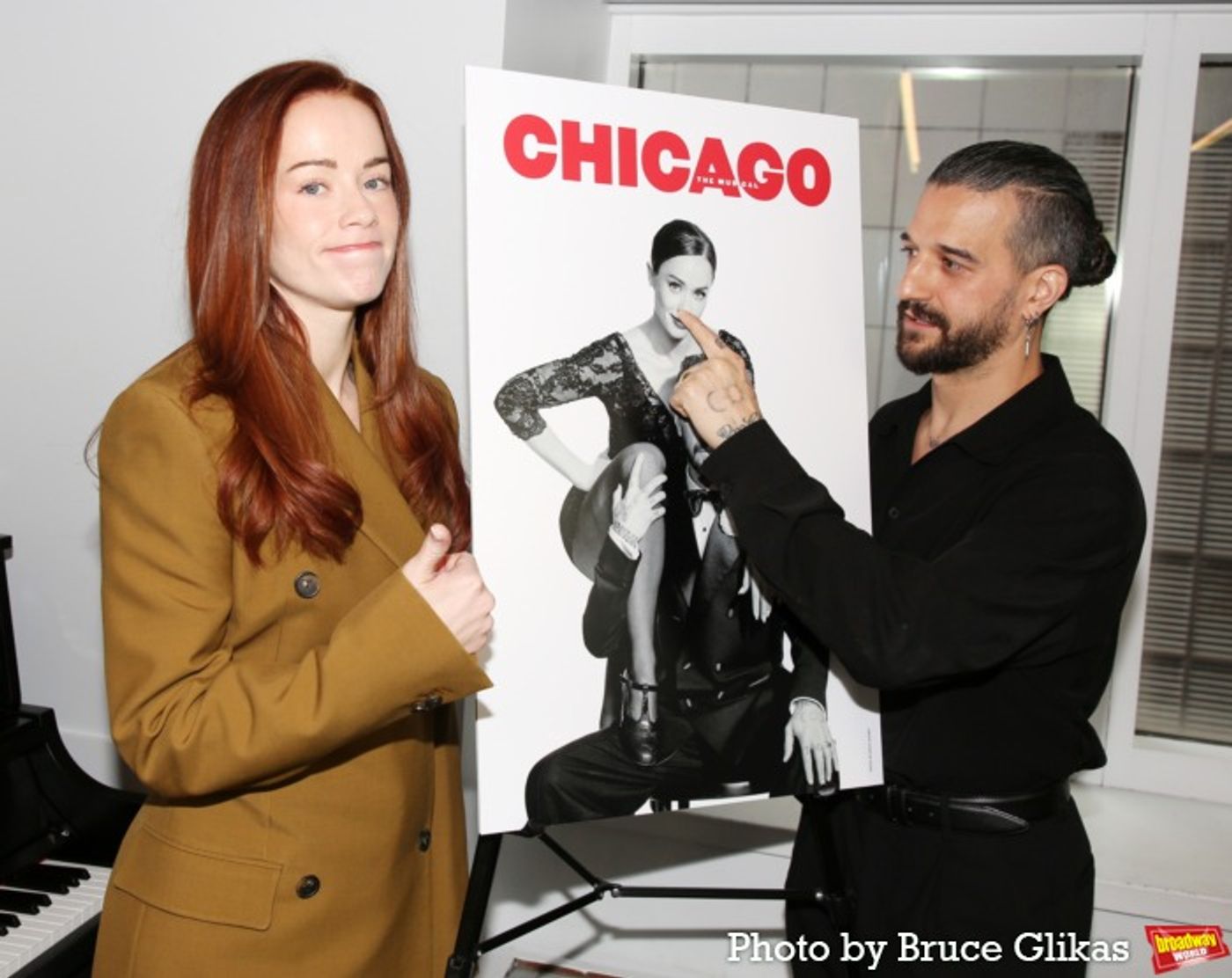 Photos: Mark Ballas and Whitney Leavitt Meet the Press Ahead of Run in CHICAGO  Image