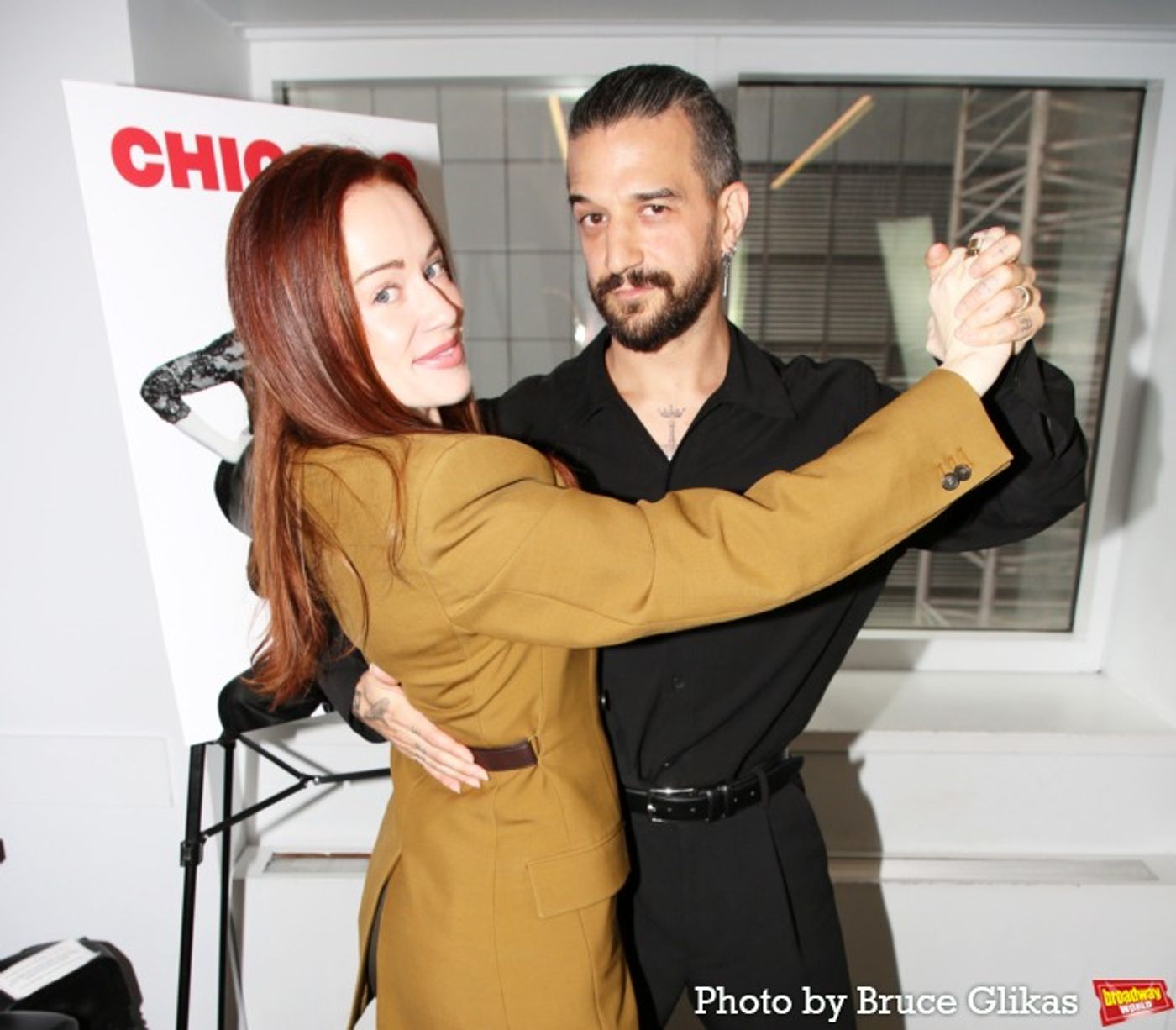 Photos: Mark Ballas and Whitney Leavitt Meet the Press Ahead of Run in CHICAGO  Image