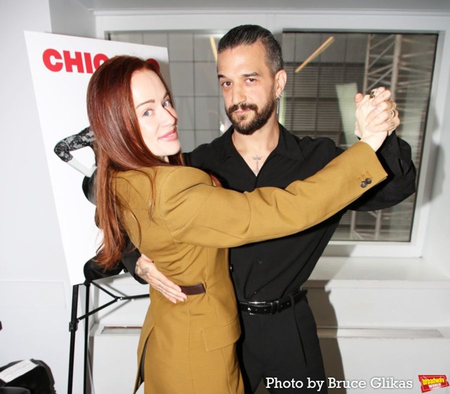 Photos: Mark Ballas and Whitney Leavitt Meet the Press Ahead of Run in CHICAGO Image