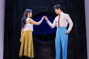 Claire Kwon and Darren Criss Photo