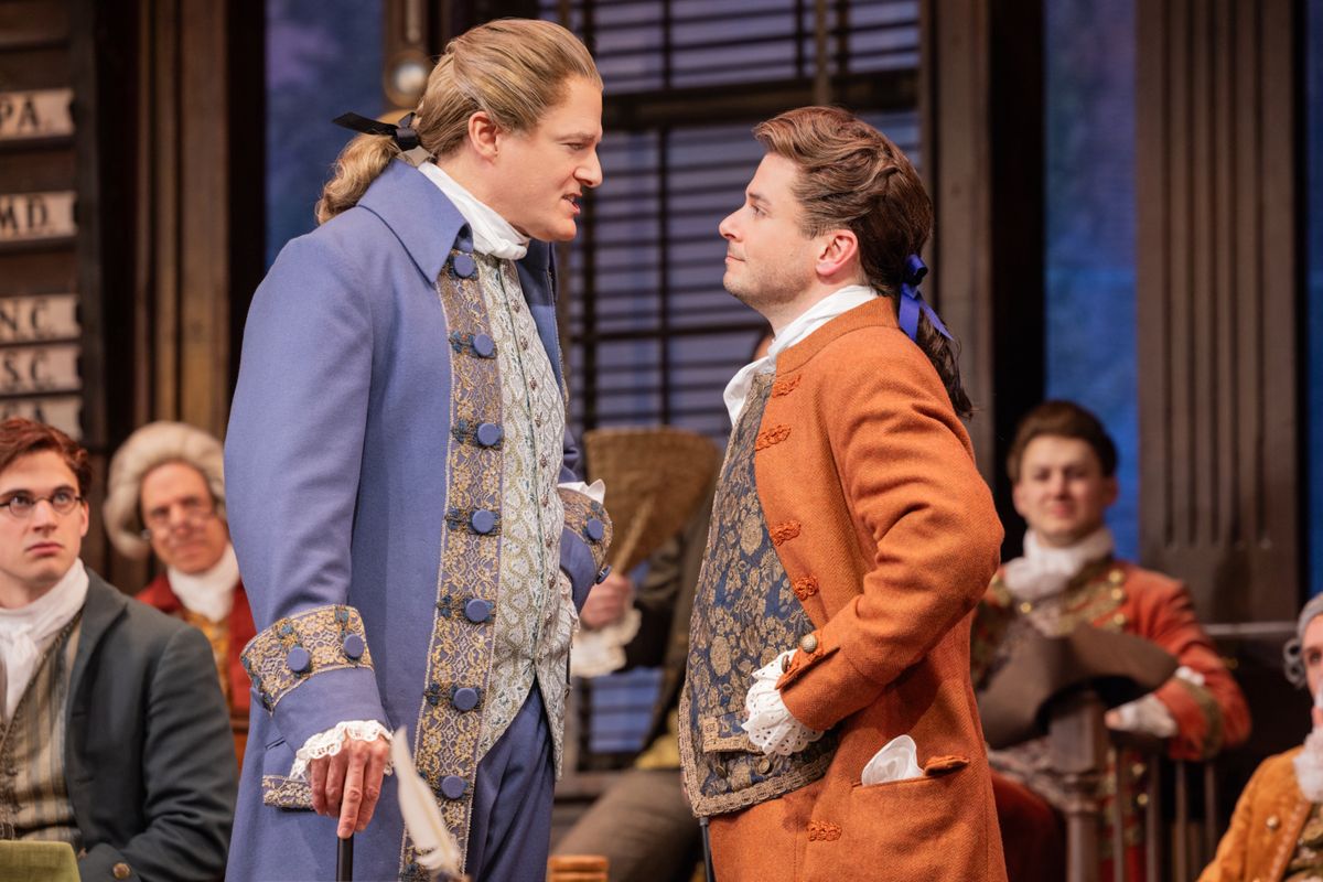 Edward Watts and Will Blum at Photos & Video: Will Blum, John Treacy Egan and More in 1776 at Paper Mill Playhouse