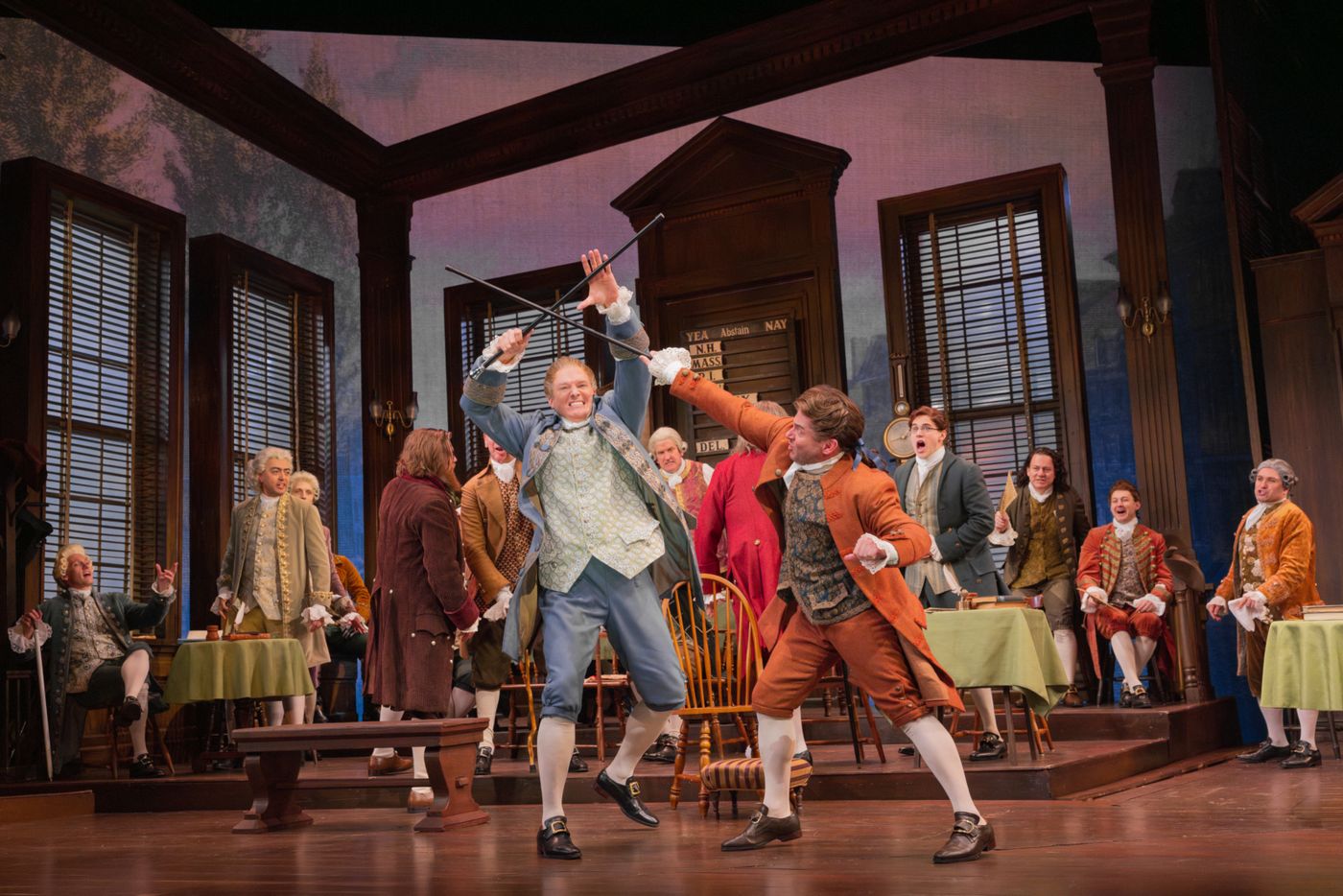 Photos & Video: Will Blum, John Treacy Egan and More in 1776 at Paper Mill Playhouse  Image