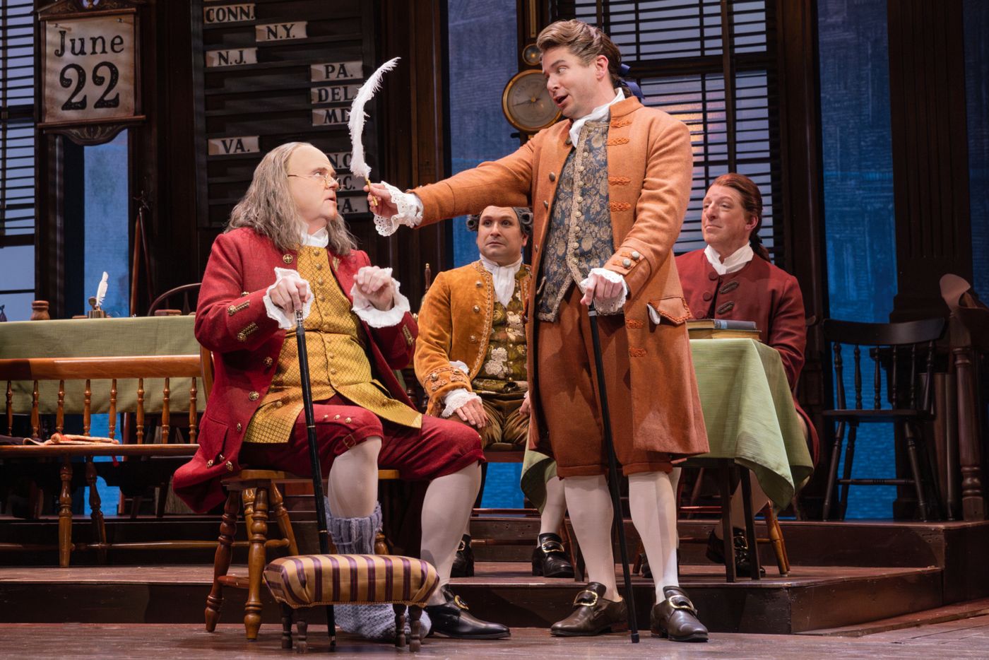 Photos & Video: Will Blum, John Treacy Egan and More in 1776 at Paper Mill Playhouse  Image