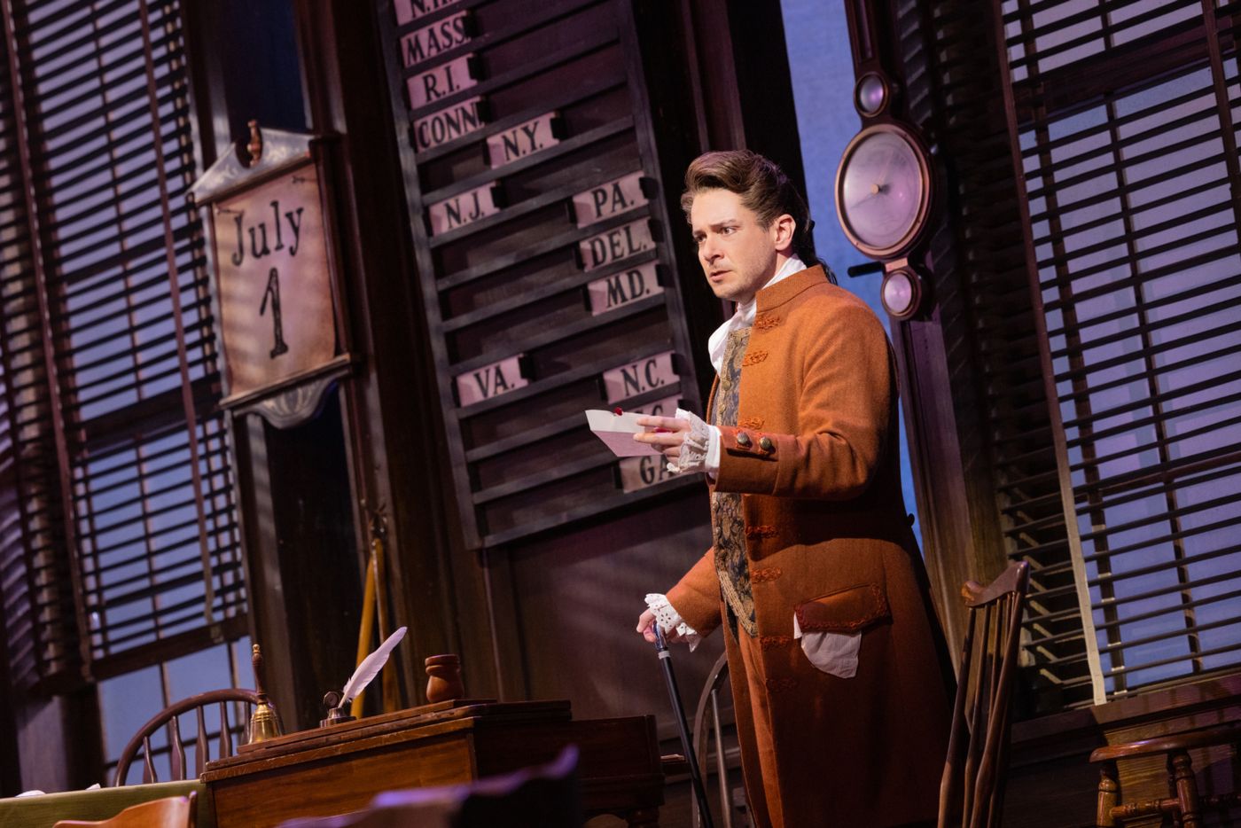 Photos & Video: Will Blum, John Treacy Egan and More in 1776 at Paper Mill Playhouse  Image