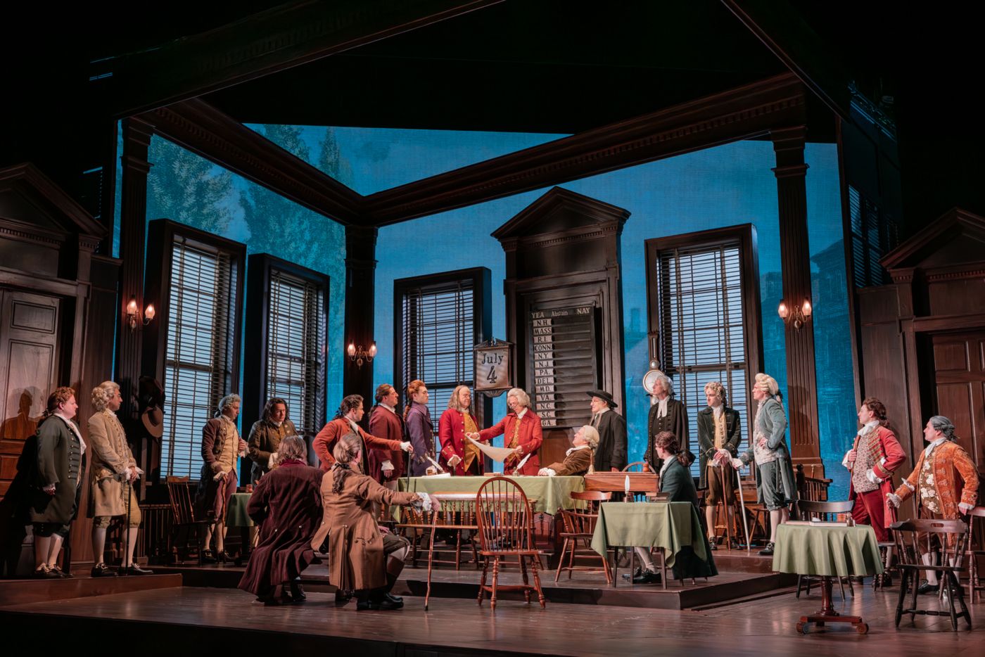 Photos & Video: Will Blum, John Treacy Egan and More in 1776 at Paper Mill Playhouse  Image