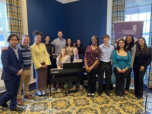 Hamilton's Morgan Anita Wood & Chess's Ian Weinberger joined Education Through Music  Photo
