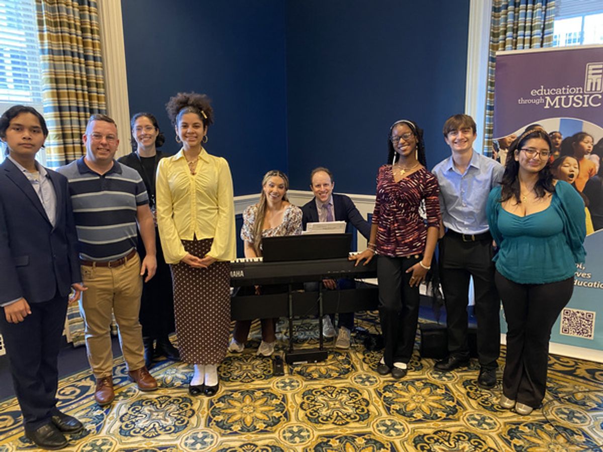 Hamilton's Morgan Anita Wood & Chess's Ian Weinberger joined Education Through Music students at Photos: HAMILTON's Morgan Anita Wood & CHESS' Ian Weinberger Perform with NYC Students
