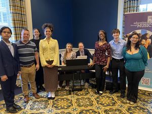 Hamilton's Morgan Anita Wood & Chess's Ian Weinberger joined Education Through Music  Photo