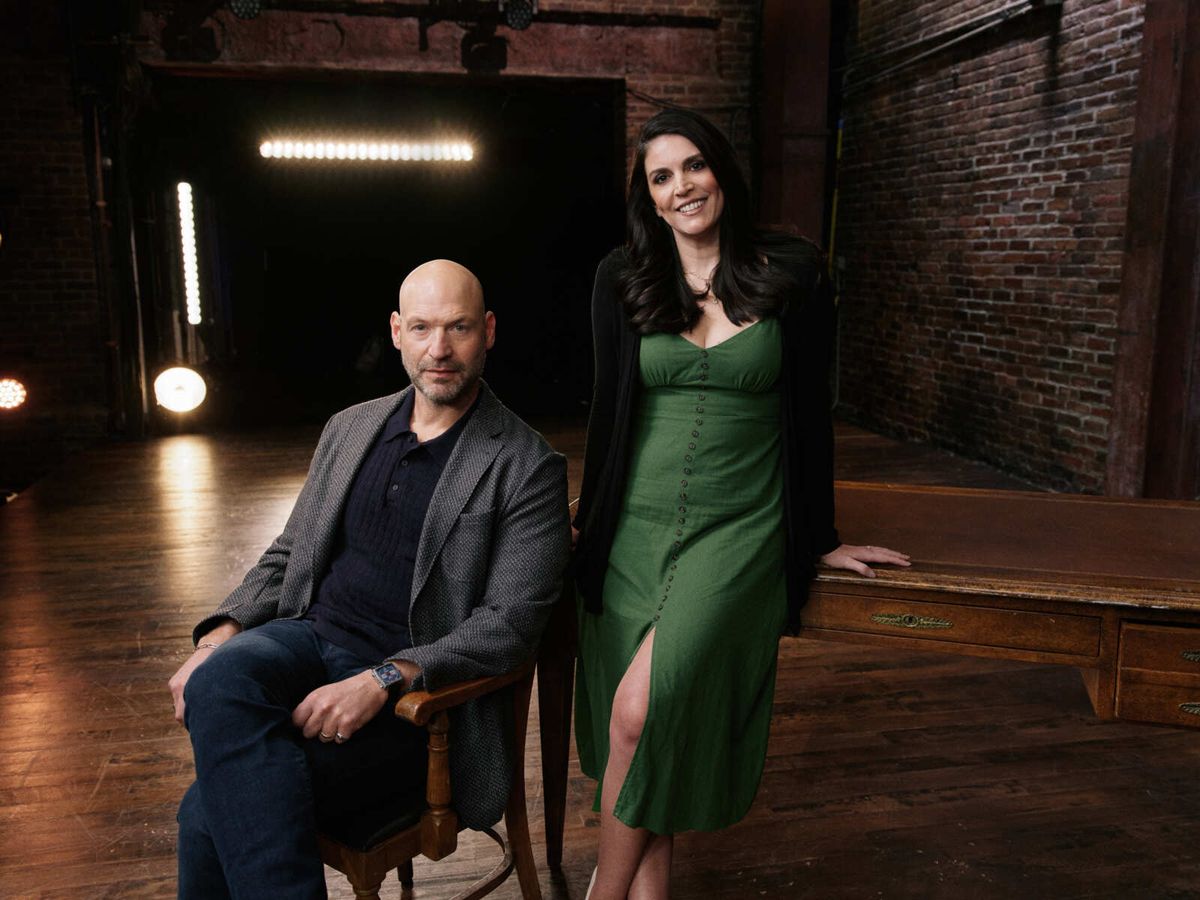 Corey Stoll and Cecily Strong at 