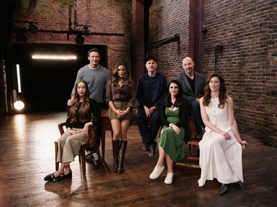 Ella Beatty, Hugh Jackman, Sepideh Moafi, director Ian Rickson, Cecily Strong, Corey  Photo