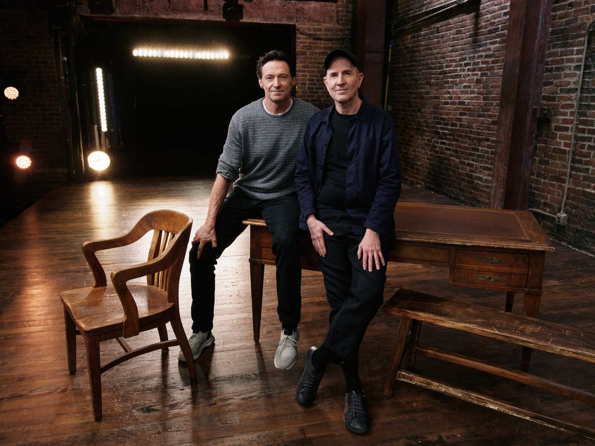 Hugh Jackman and director Ian Rickson at 