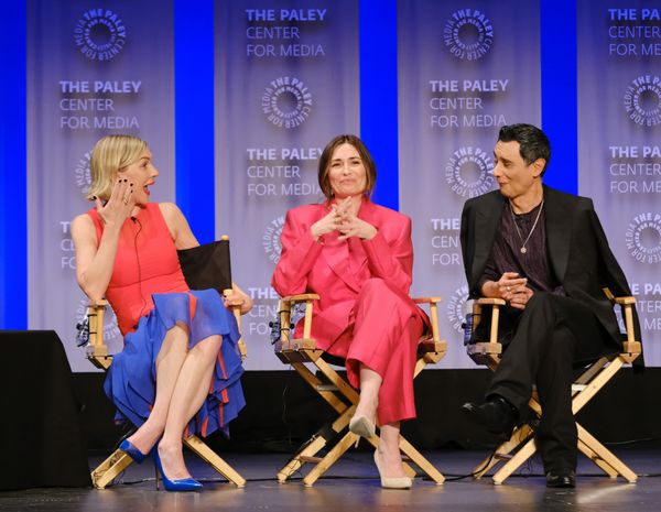 Rhea Seehorn, Karolina Wydra, and Carlos-Manuel Vesga Photo