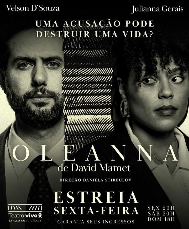 Mamet’s OLEANNA Returns to the Stage in São Paulo with an Immersive, Confrontational New Production Image