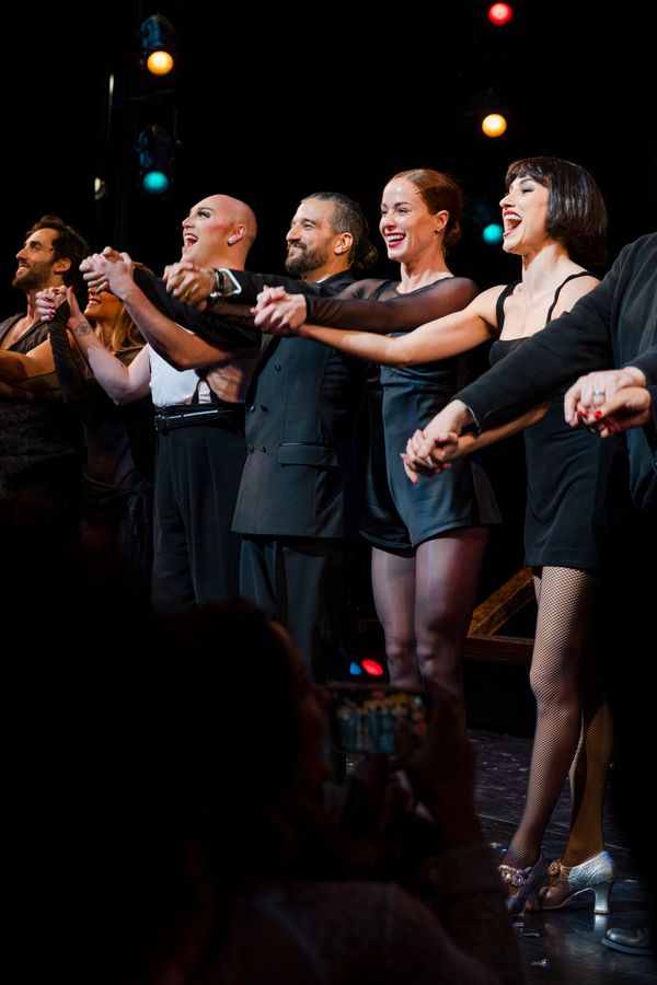 Whitney Leavitt, Mark Ballas and the Cast of CHICAGO Photo